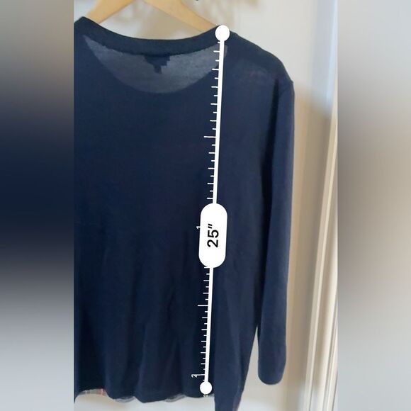 Talbots Merino Wool Tartan Plaid Rhinestone Embellished Scottish Terrier Dog XL - Picture 6 of 10